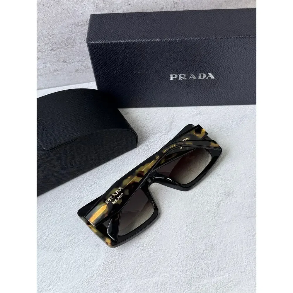 NEW Prada PR D01S Sunglasses in Black Tortoise $390